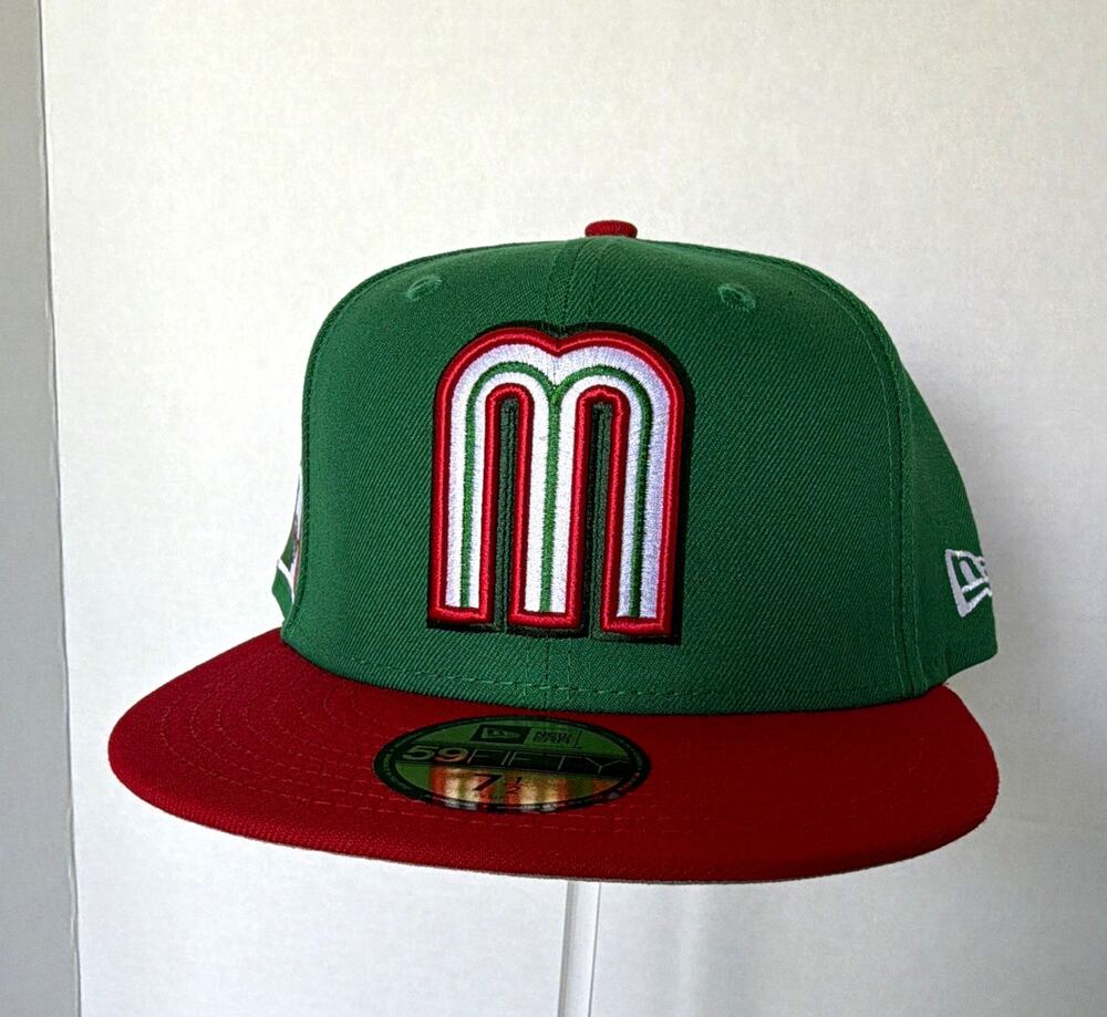New Era 59FIFTY Mexico World Baseball Classic Fitted Hat Green/Red 7 1/2